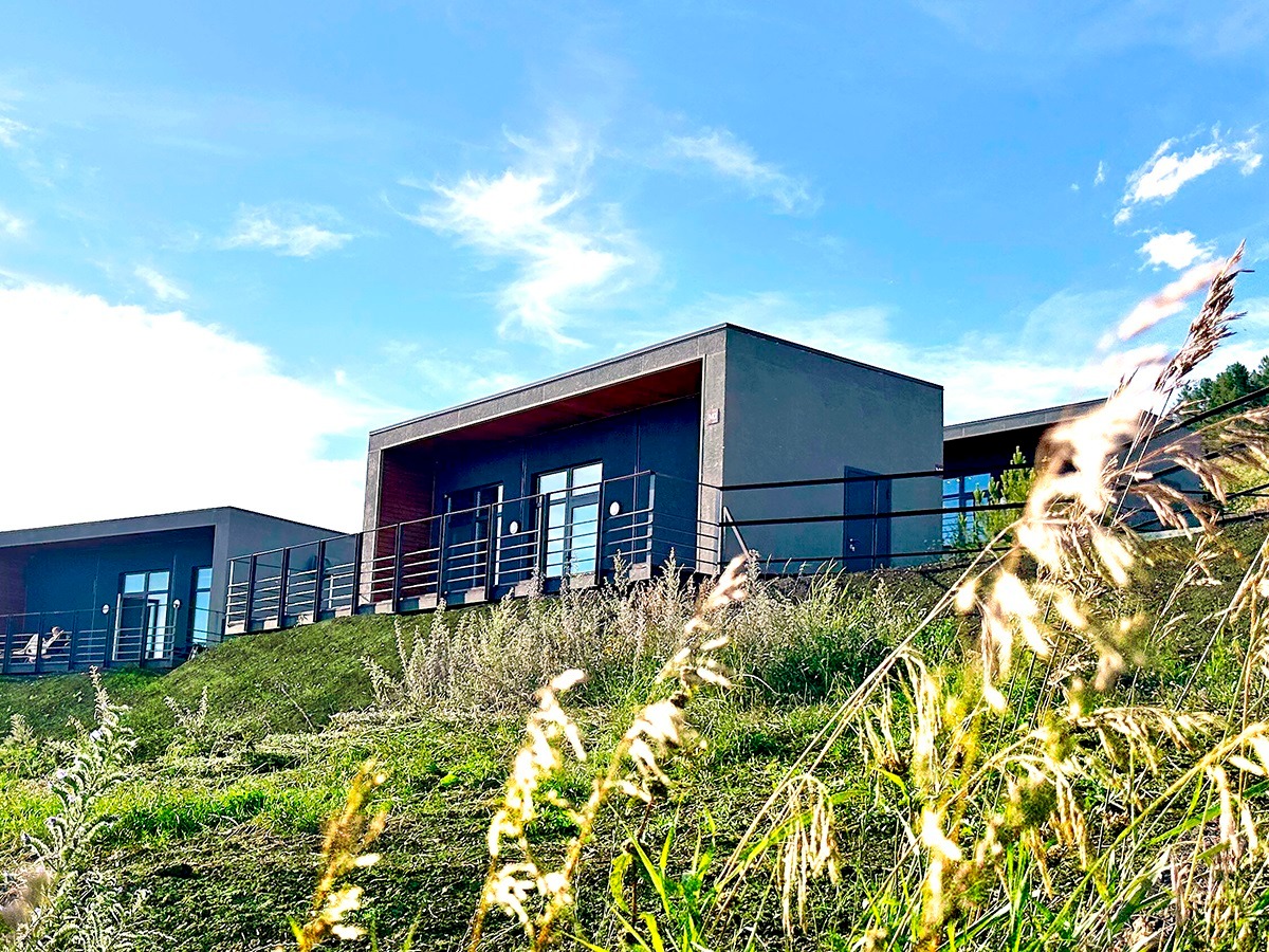 Двухместный благоустроенный модульный дом первой линии (М1-М5)